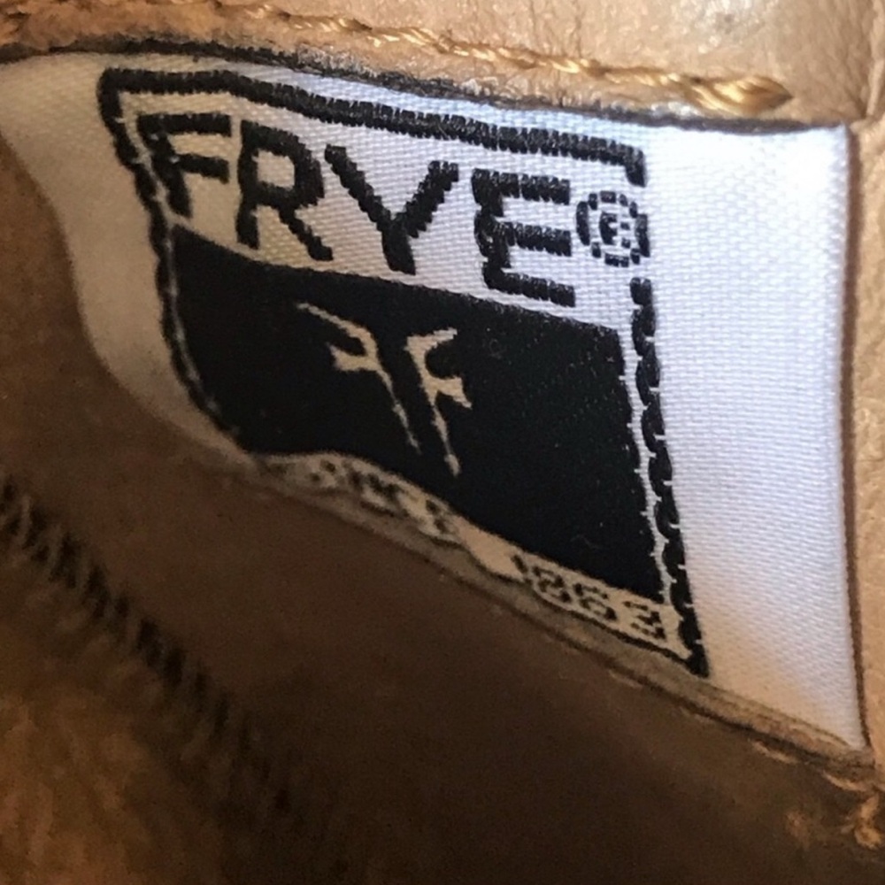 Frye Brown Leather Knee-High Boots - 6.5 - Picture 5 of 8